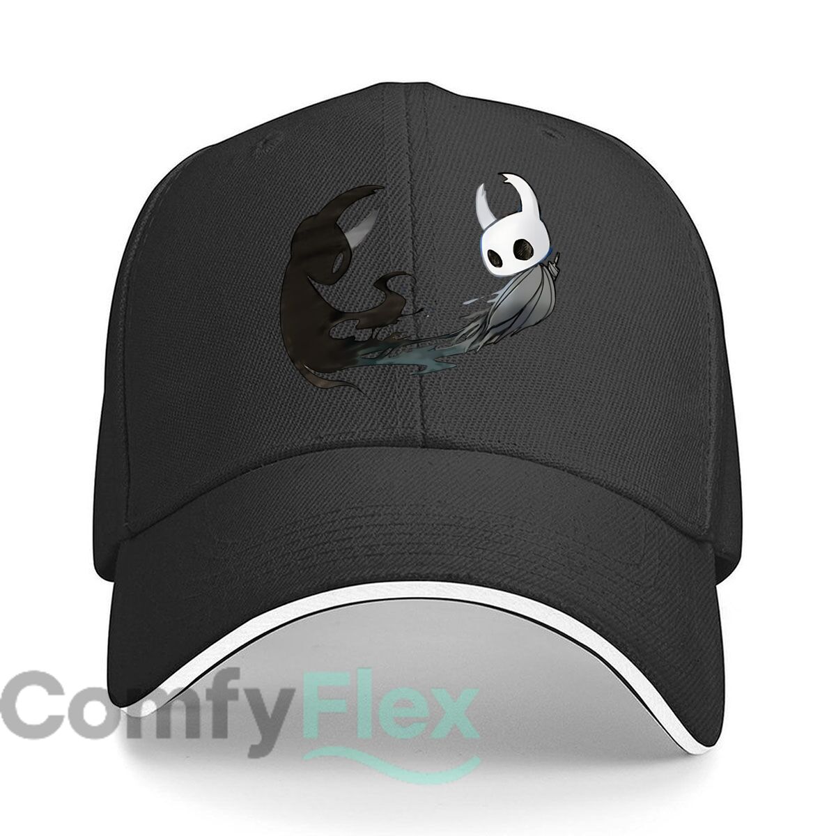 Baseball Cap Structured - Hollow Knight & Void Entity Ilustración
