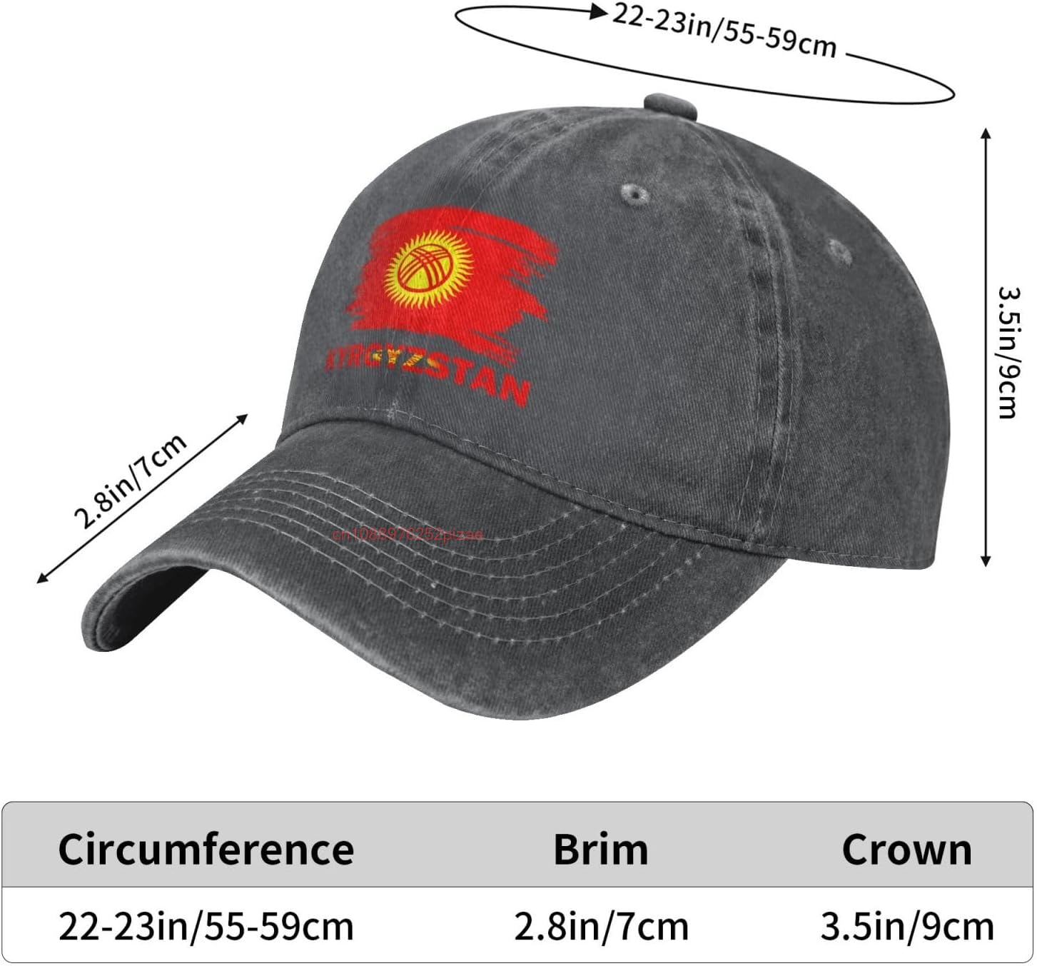 Gorra de béisbol de mezclilla  - Dad Hat Cotton reseña y precio