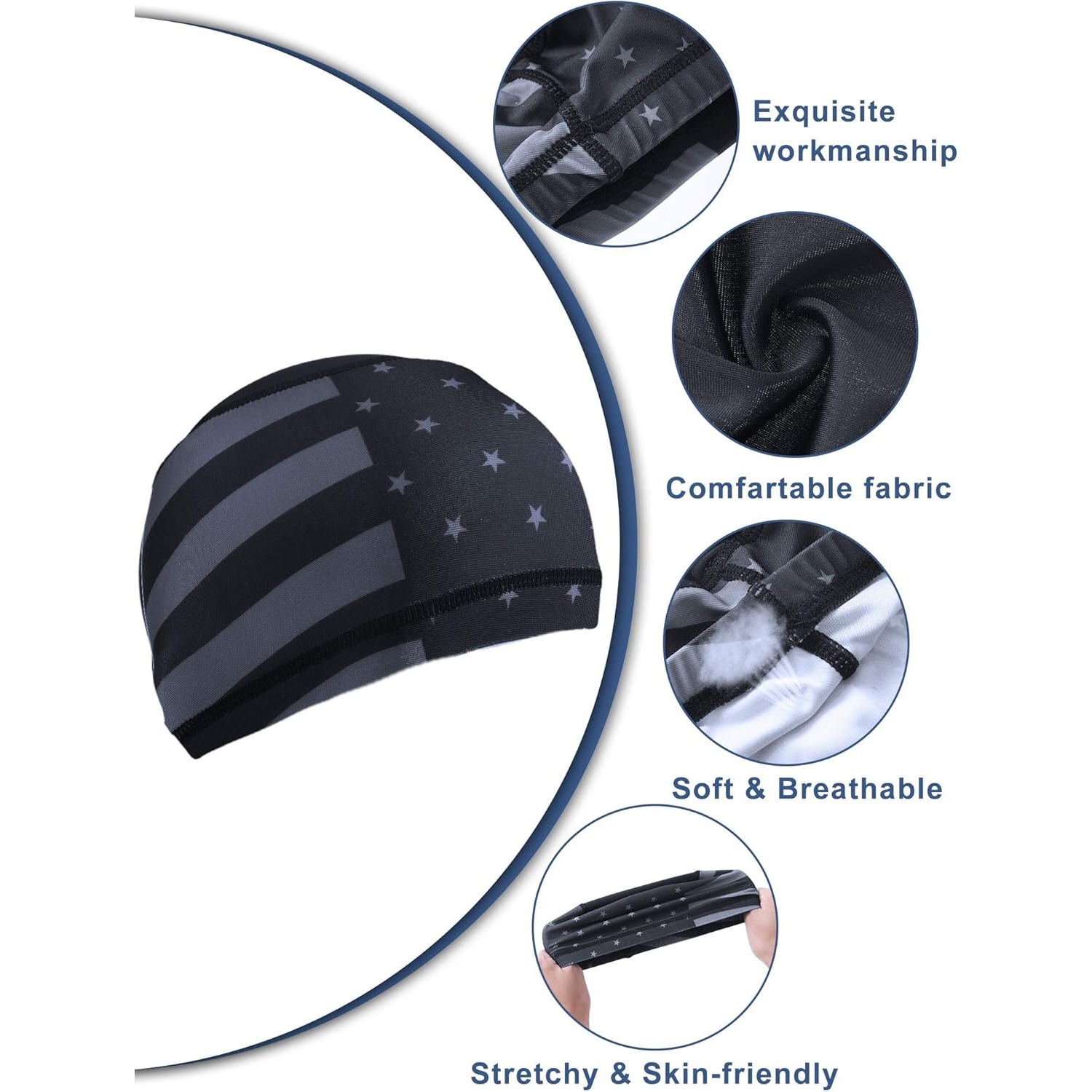 4x Gorro con Bandana de la Ban - Skull Cap Helmet Liner reseña y precio